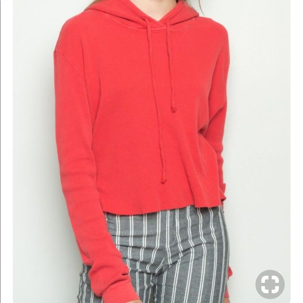 Brandy Melville thermal hoodie